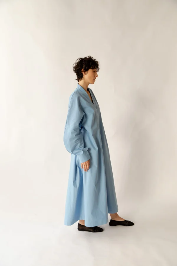 robe biyar bleu