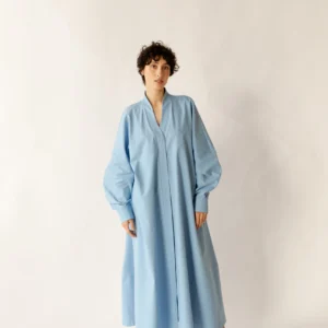 robe biyar bleu